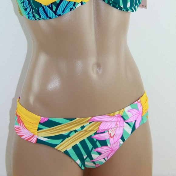 NWT Trina Turk Bandeau Twist Bikini set size 12 TERRA NOSTRA - Picture 5 of 5